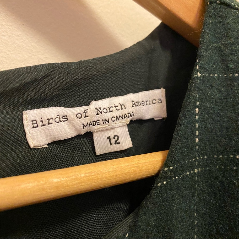 Elegant Green Drongo Mini Dress (Canadian designer) - Picture 5 of 10
